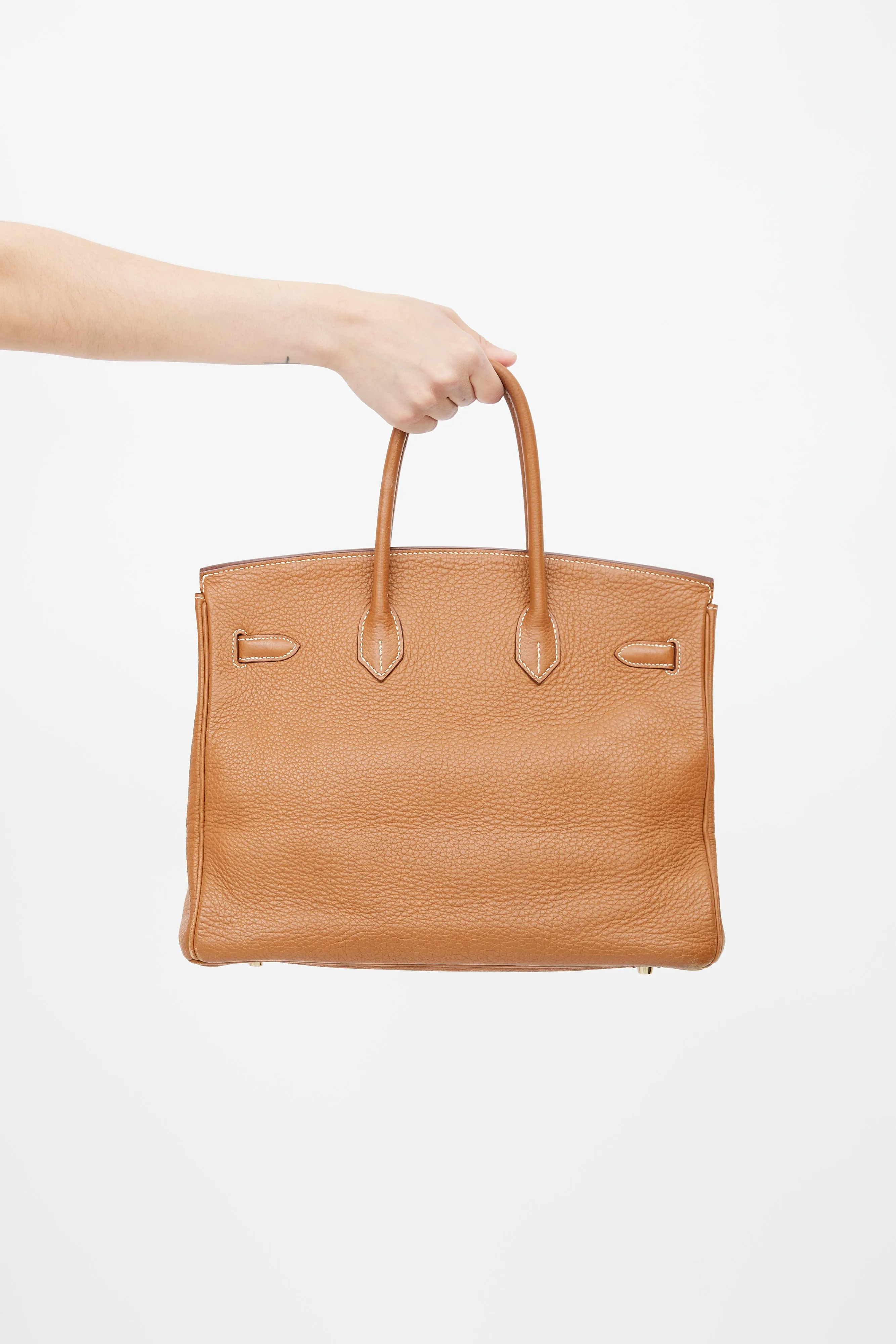 2008 Gold Clemence Birkin 35 Bag