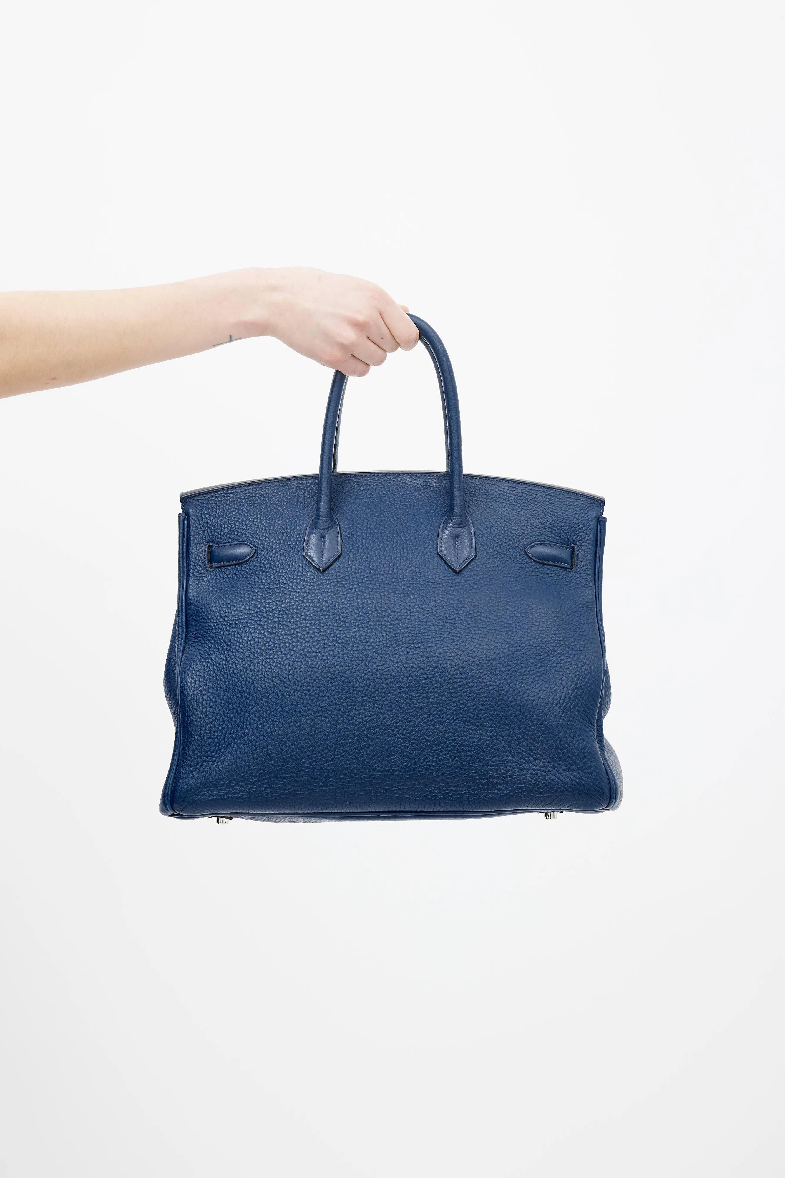2010 Bleu de Malte Clemence Birkin 35 Bag