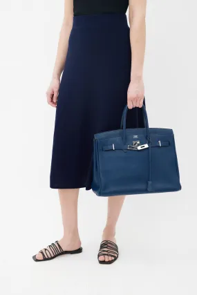 2010 Bleu de Malte Clemence Birkin 35 Bag