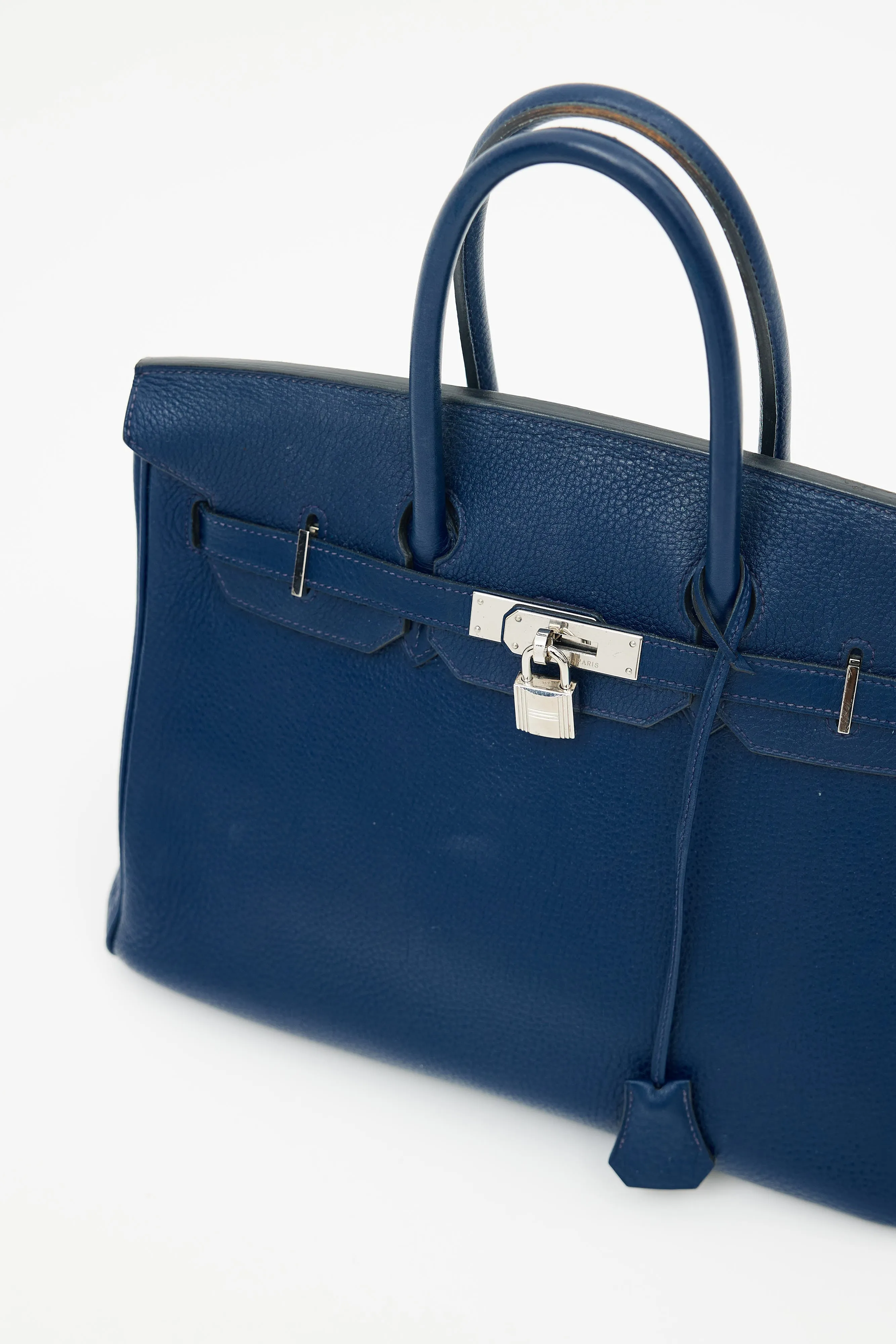 2010 Bleu de Malte Clemence Birkin 35 Bag