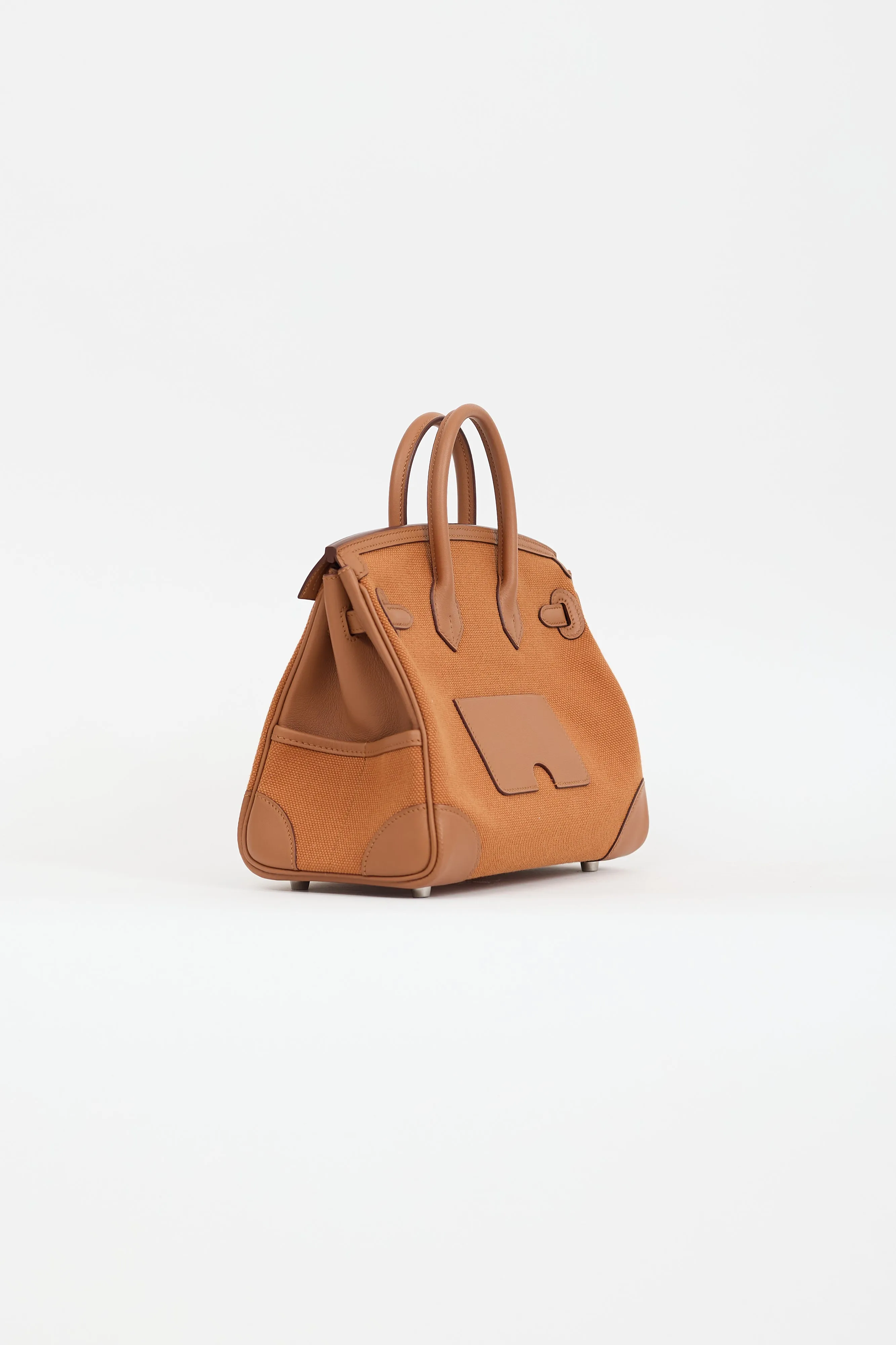 2022 Gold Toile Goeland & Swift Leather Birkin Cargo 25 Bag