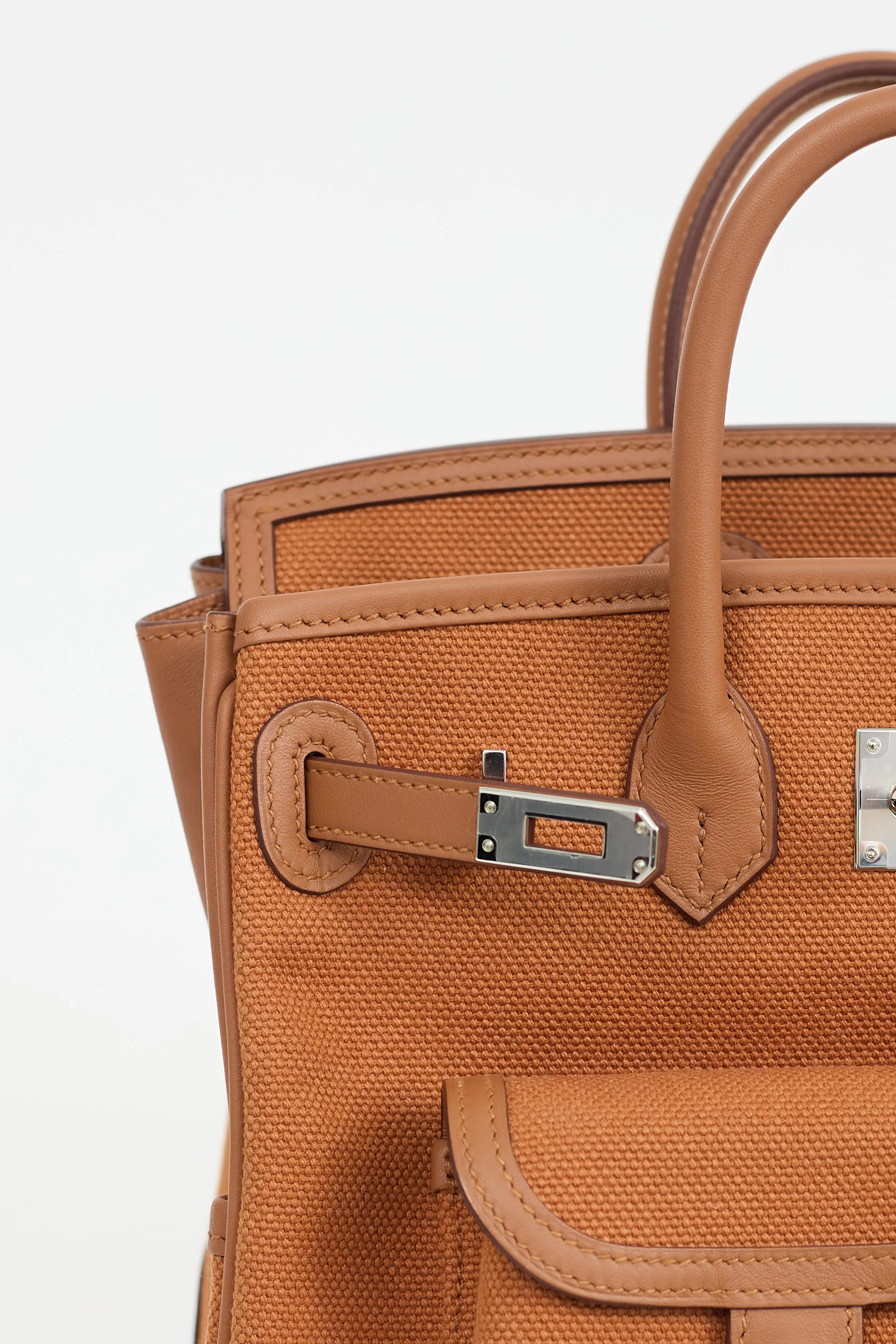 2022 Gold Toile Goeland & Swift Leather Birkin Cargo 25 Bag