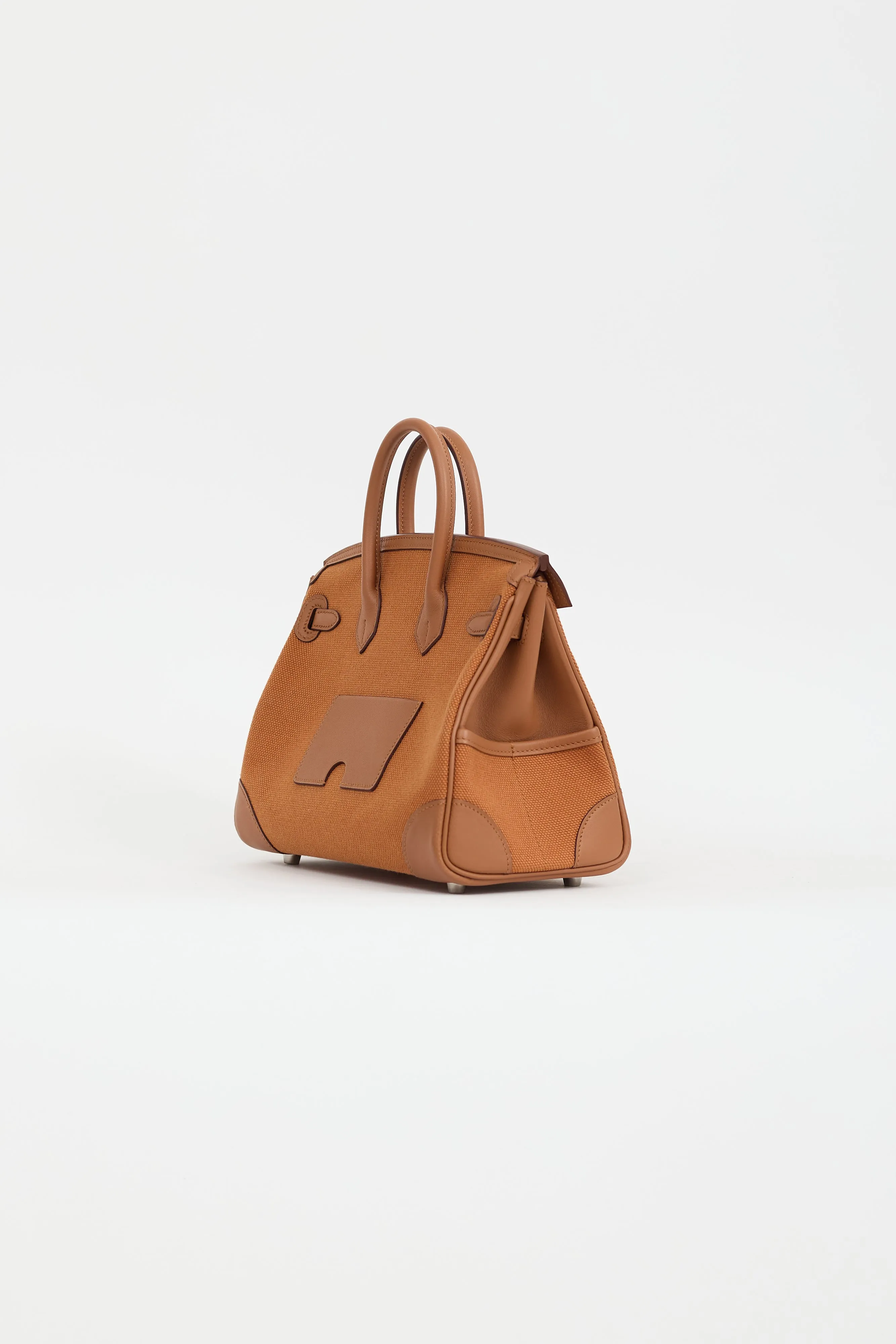 2022 Gold Toile Goeland & Swift Leather Birkin Cargo 25 Bag