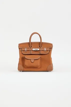2022 Gold Toile Goeland & Swift Leather Birkin Cargo 25 Bag