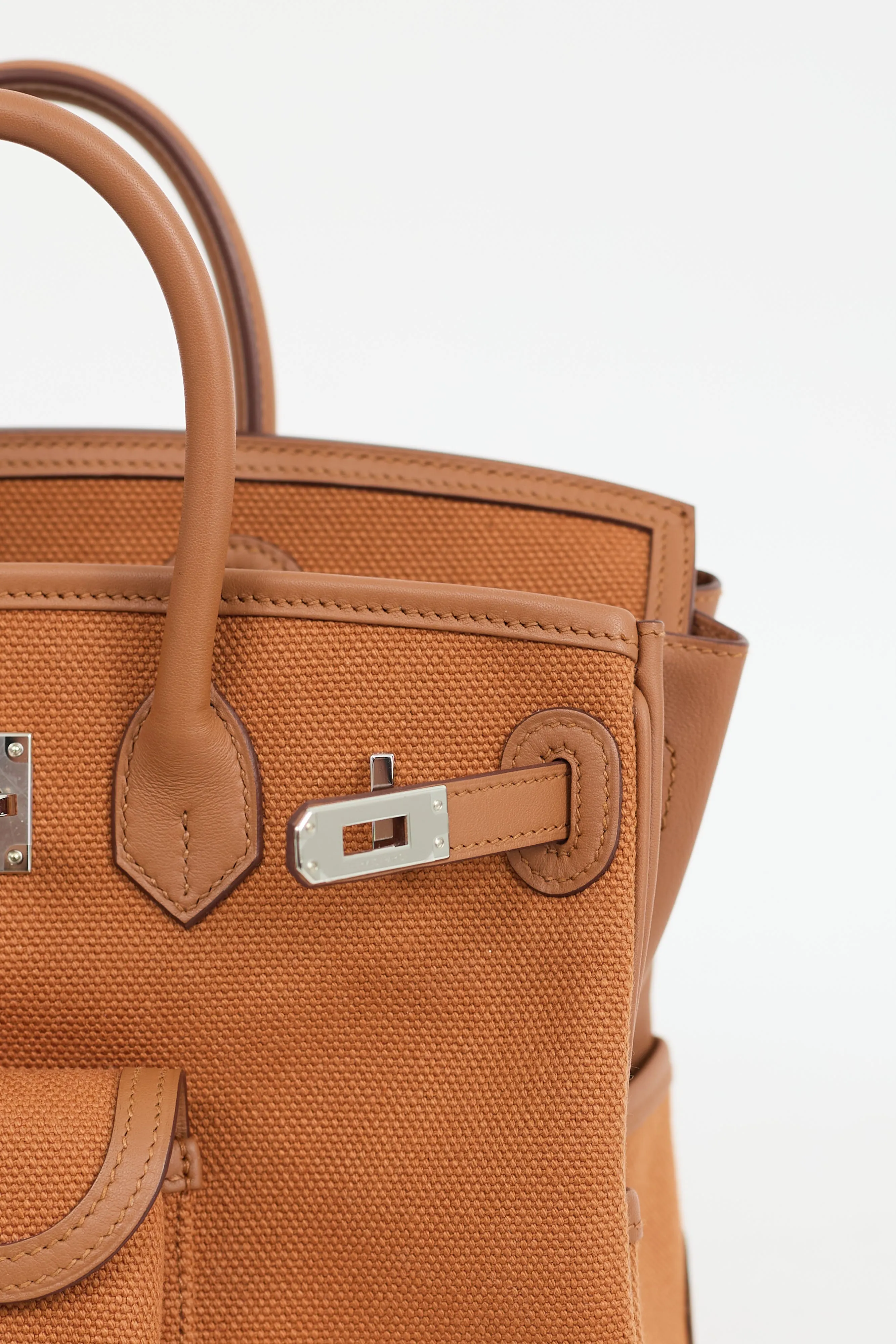 2022 Gold Toile Goeland & Swift Leather Birkin Cargo 25 Bag