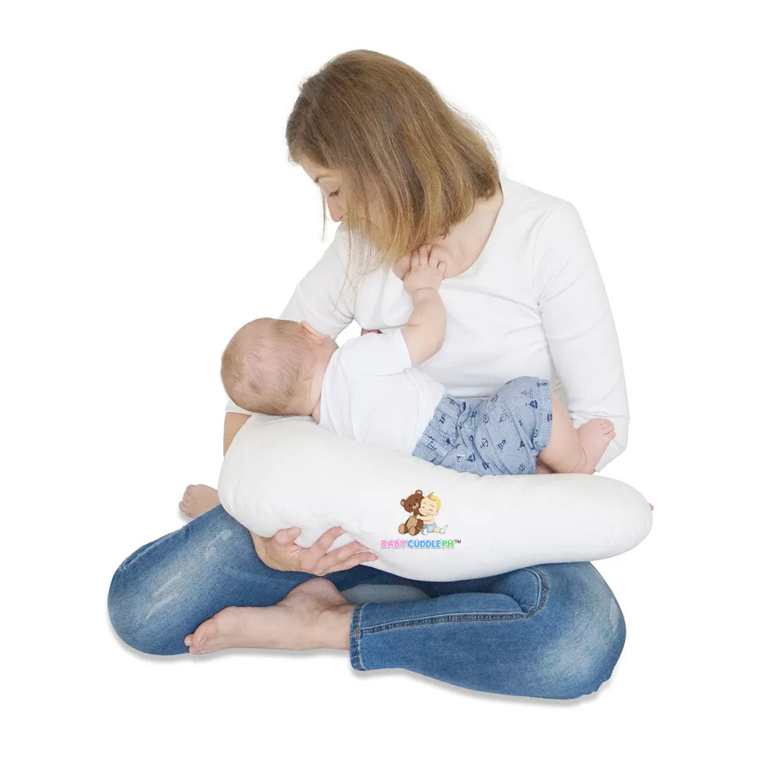 Babycuddle Nursing Pillow (Multi-use) - Baby Sheep in Light Gray