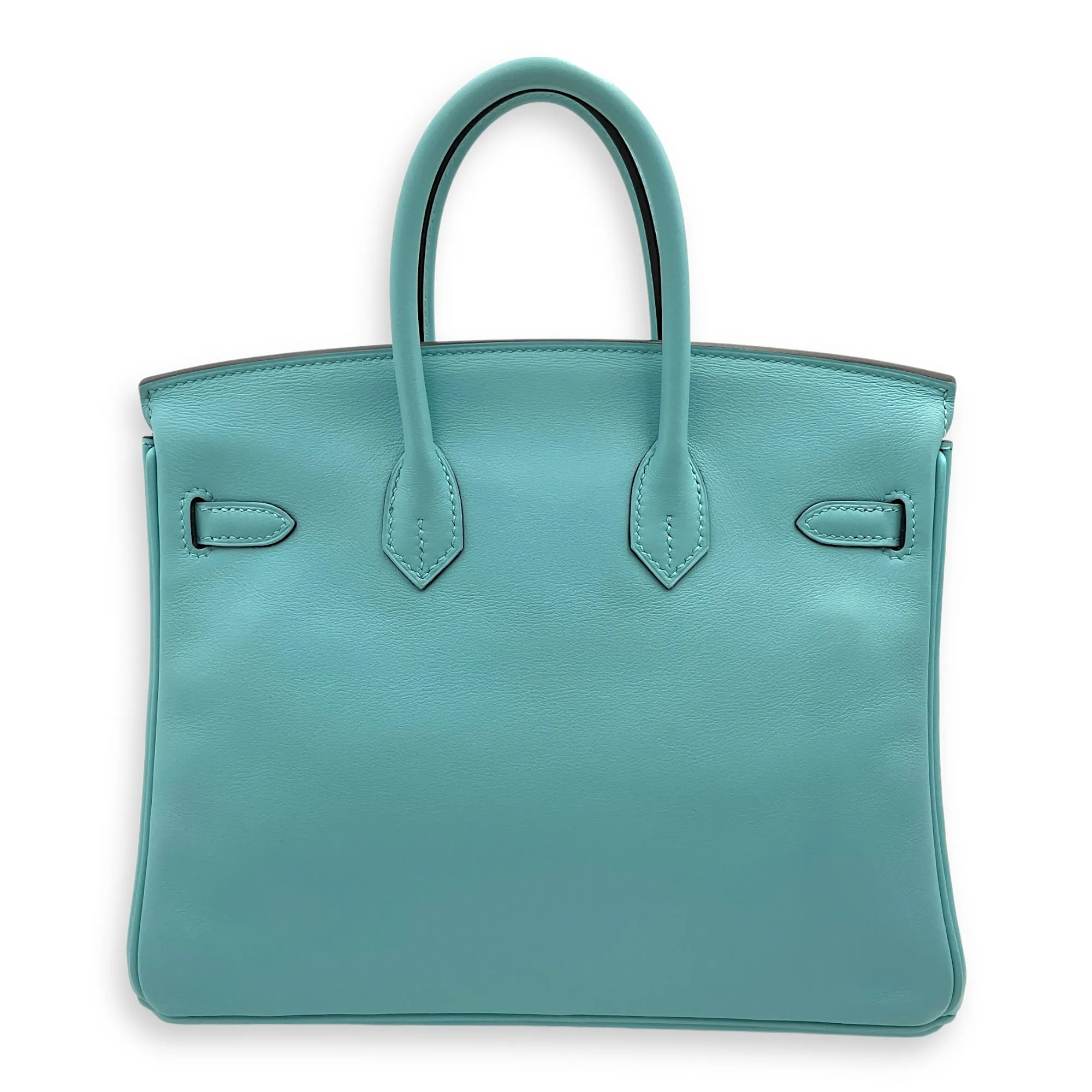 Birkin 25 Blue Atoll in Swift, Palladium hardware