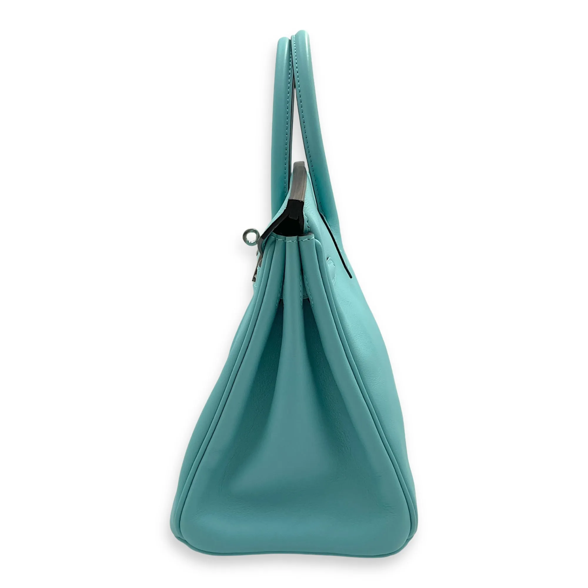 Birkin 25 Blue Atoll in Swift, Palladium hardware