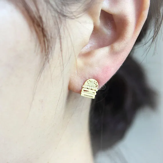Burger and French Fries Earrings