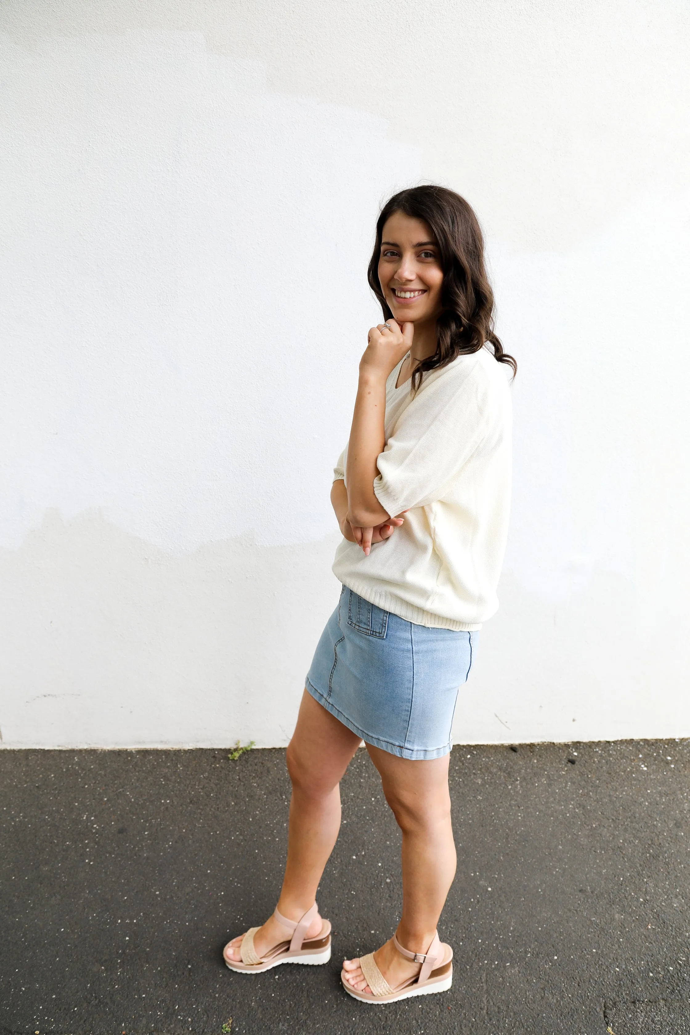 Denim Skirt by Chloe: Stylish and Versatile Womens Jean Skirt