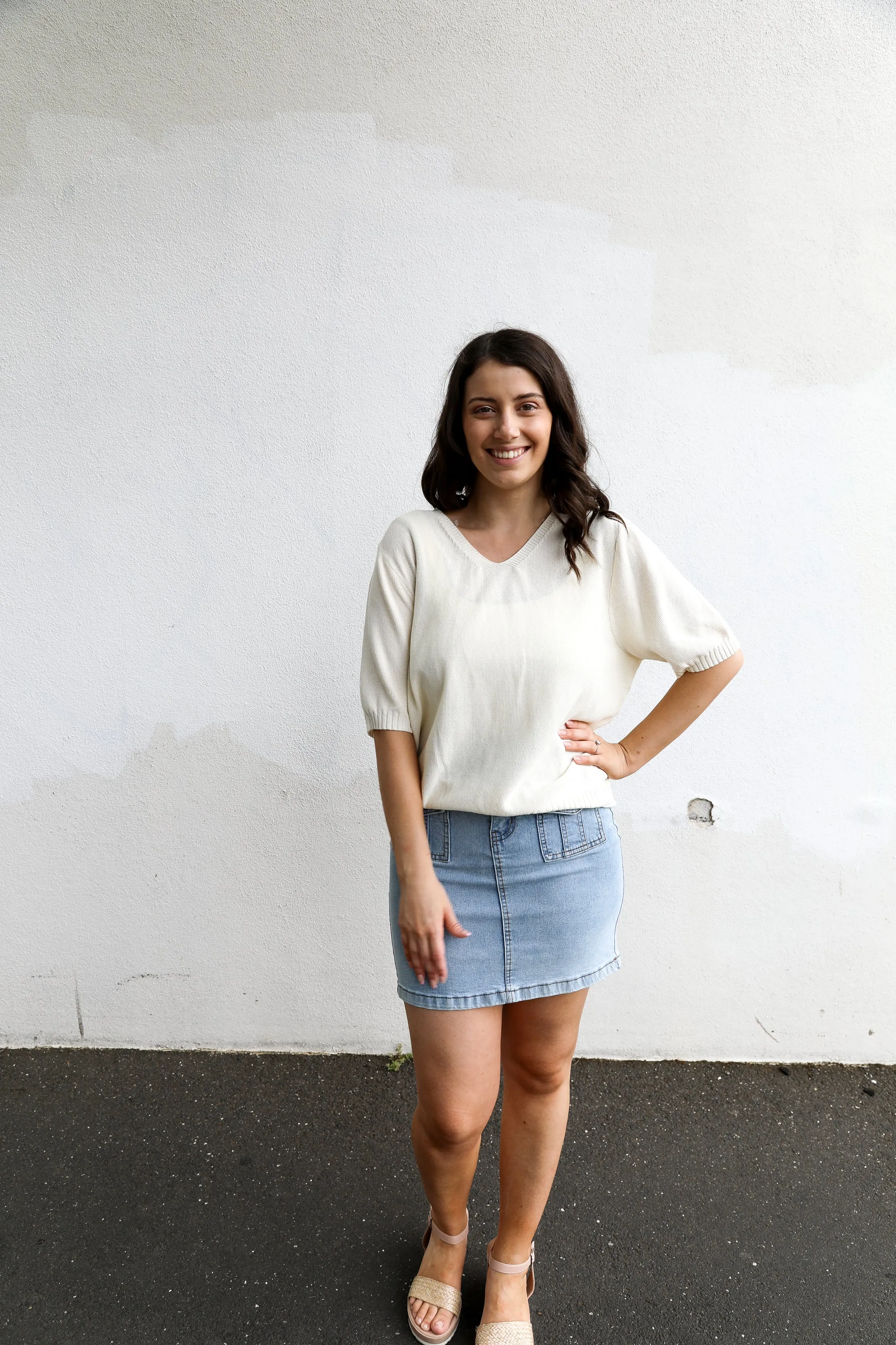 Denim Skirt by Chloe: Stylish and Versatile Womens Jean Skirt