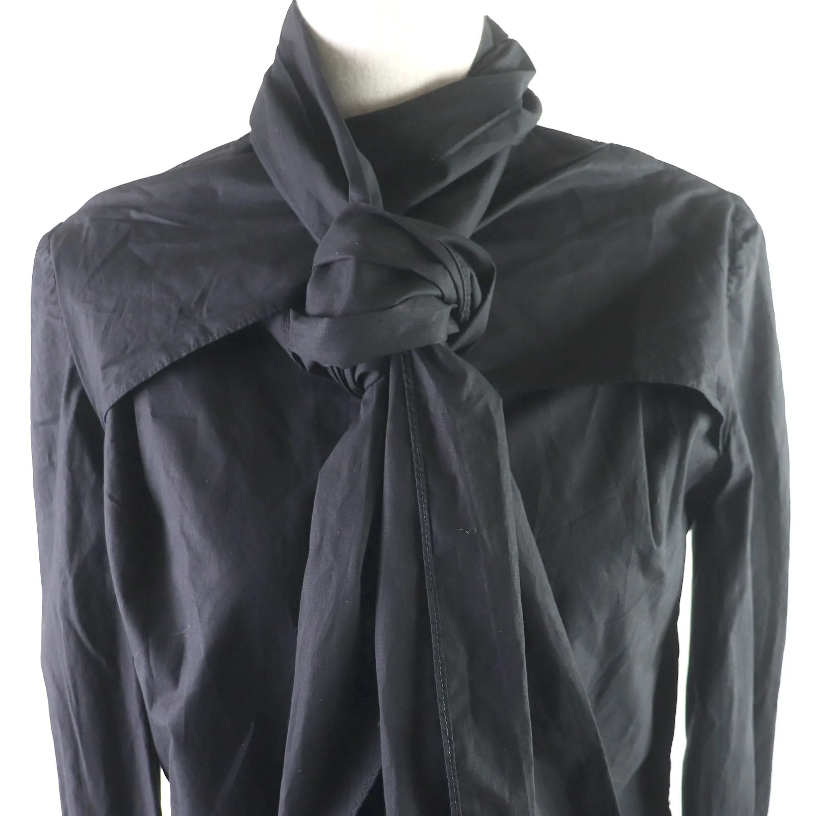 FENDI blouse FS7821 cotton black 36