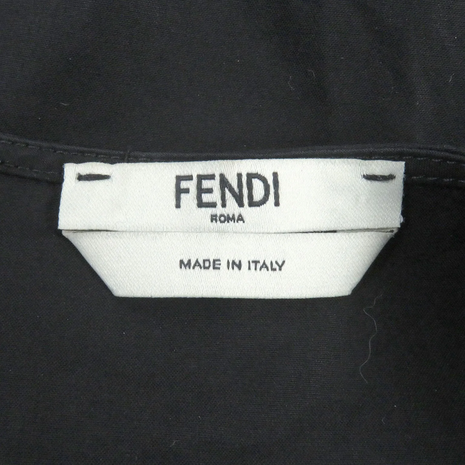 FENDI blouse FS7821 cotton black 36