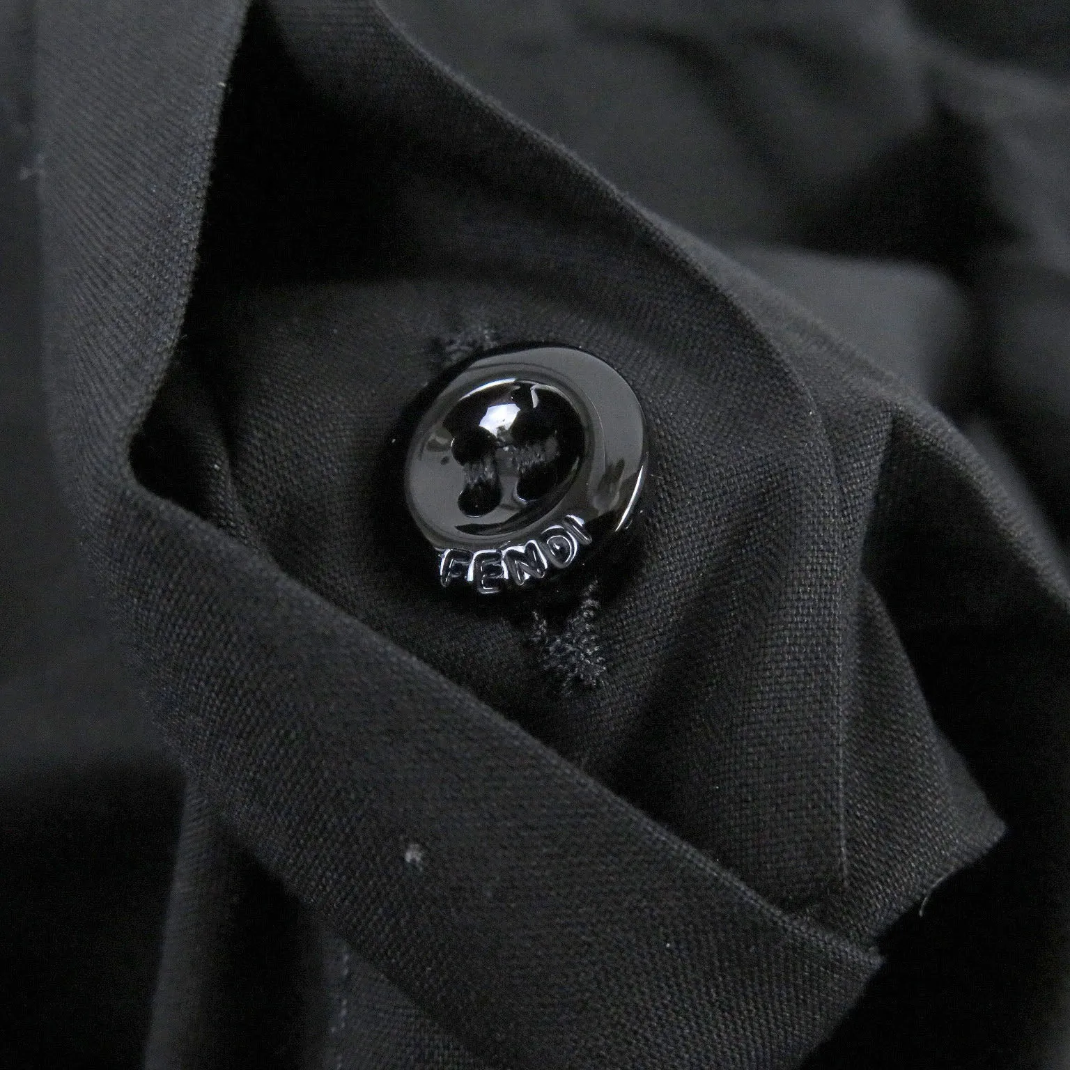FENDI blouse FS7821 cotton black 36