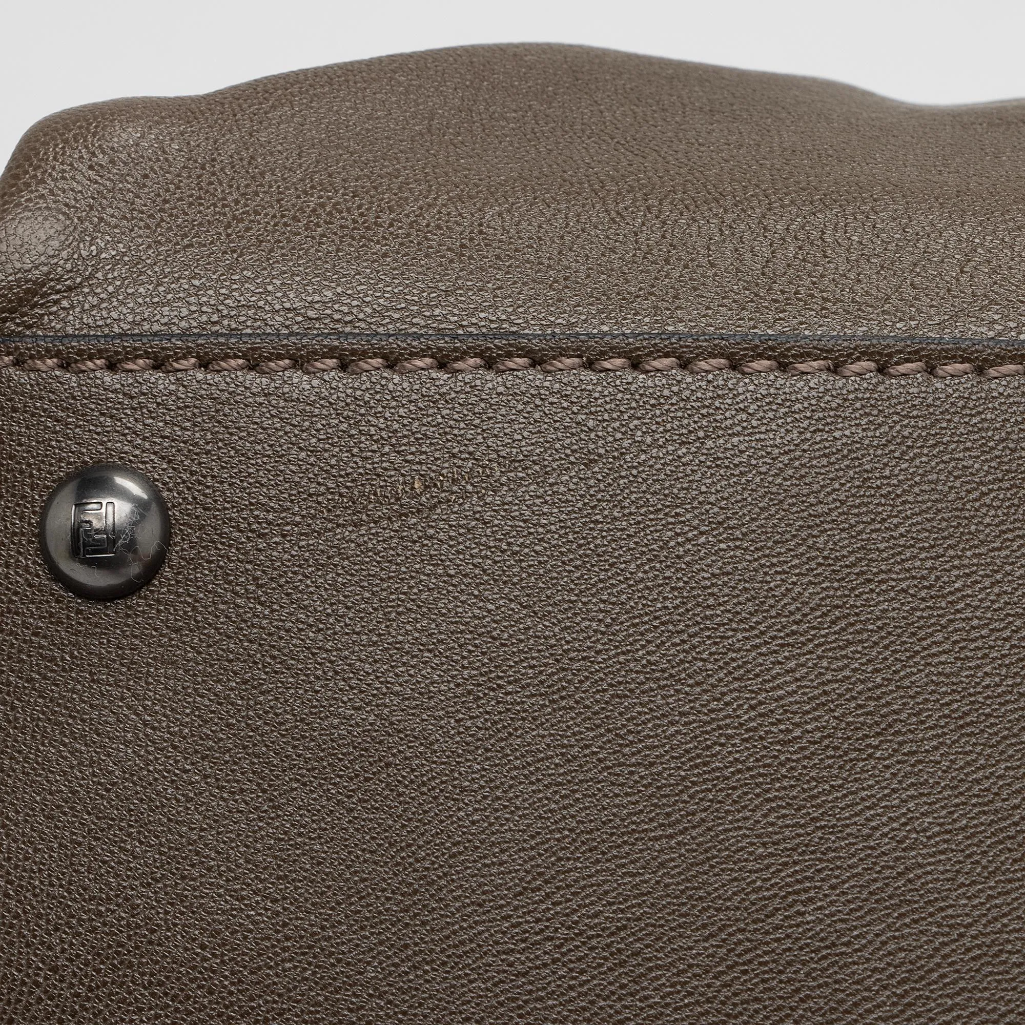 Fendi Goatskin Peekaboo Large Satchel - FINAL SALE (SHF-EF9skv)