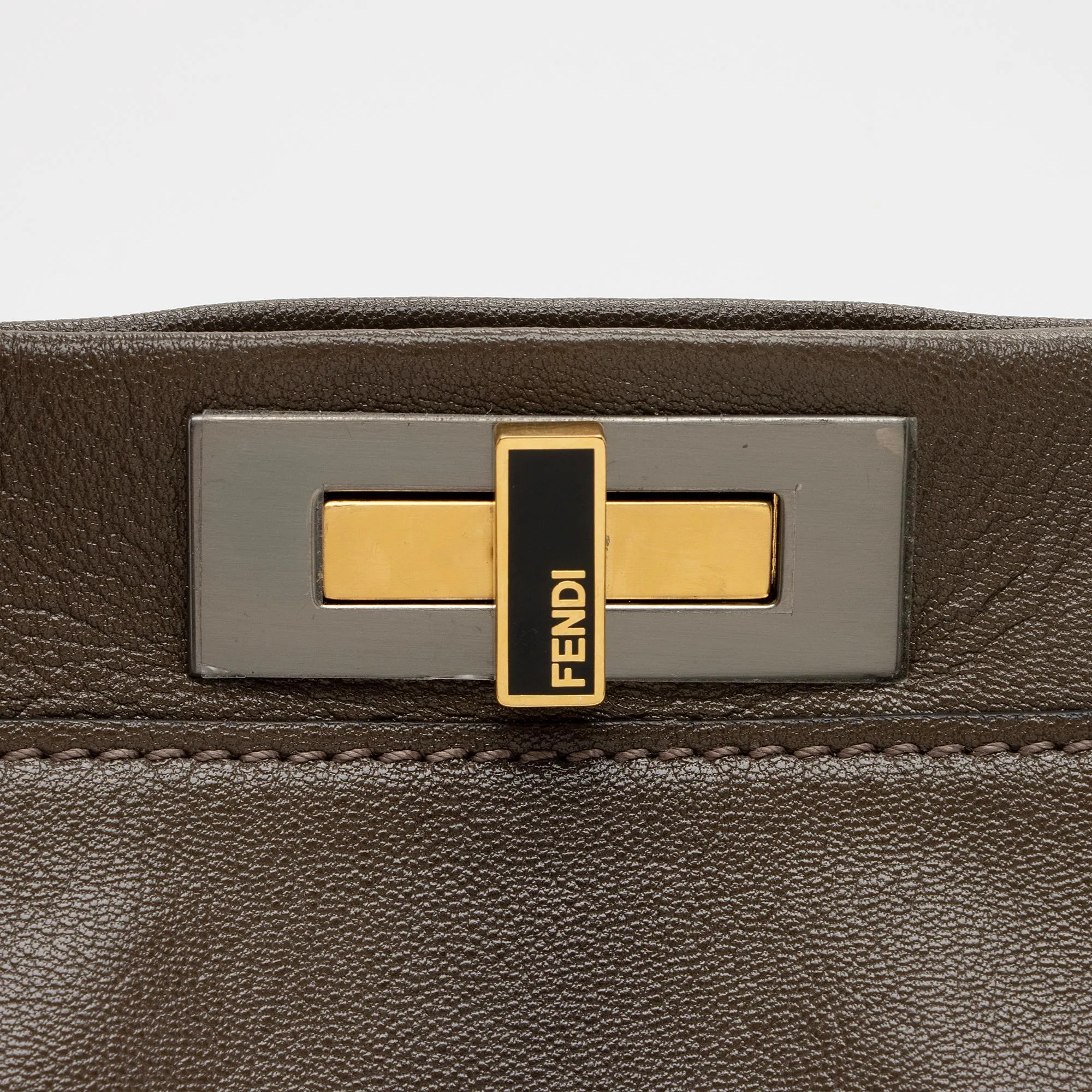 Fendi Goatskin Peekaboo Large Satchel - FINAL SALE (SHF-EF9skv)