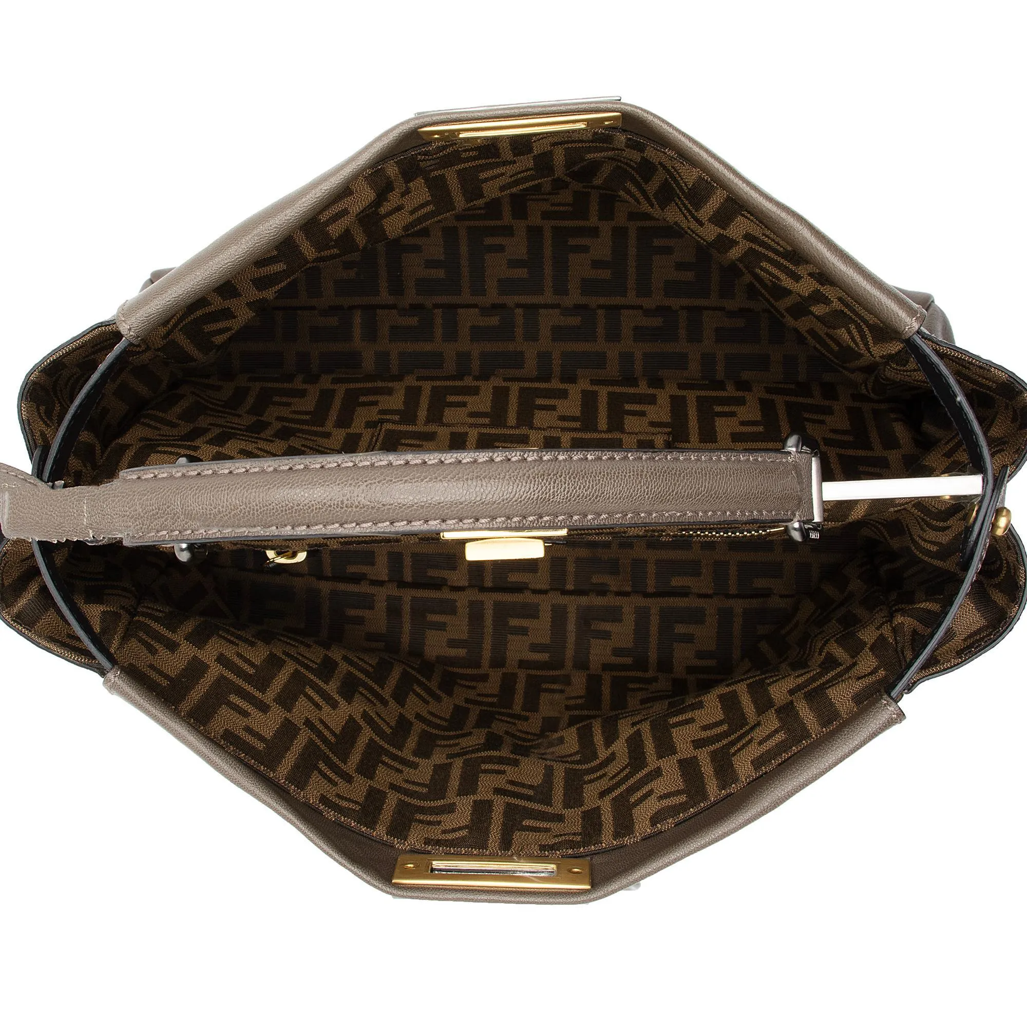 Fendi Goatskin Peekaboo Large Satchel - FINAL SALE (SHF-EF9skv)