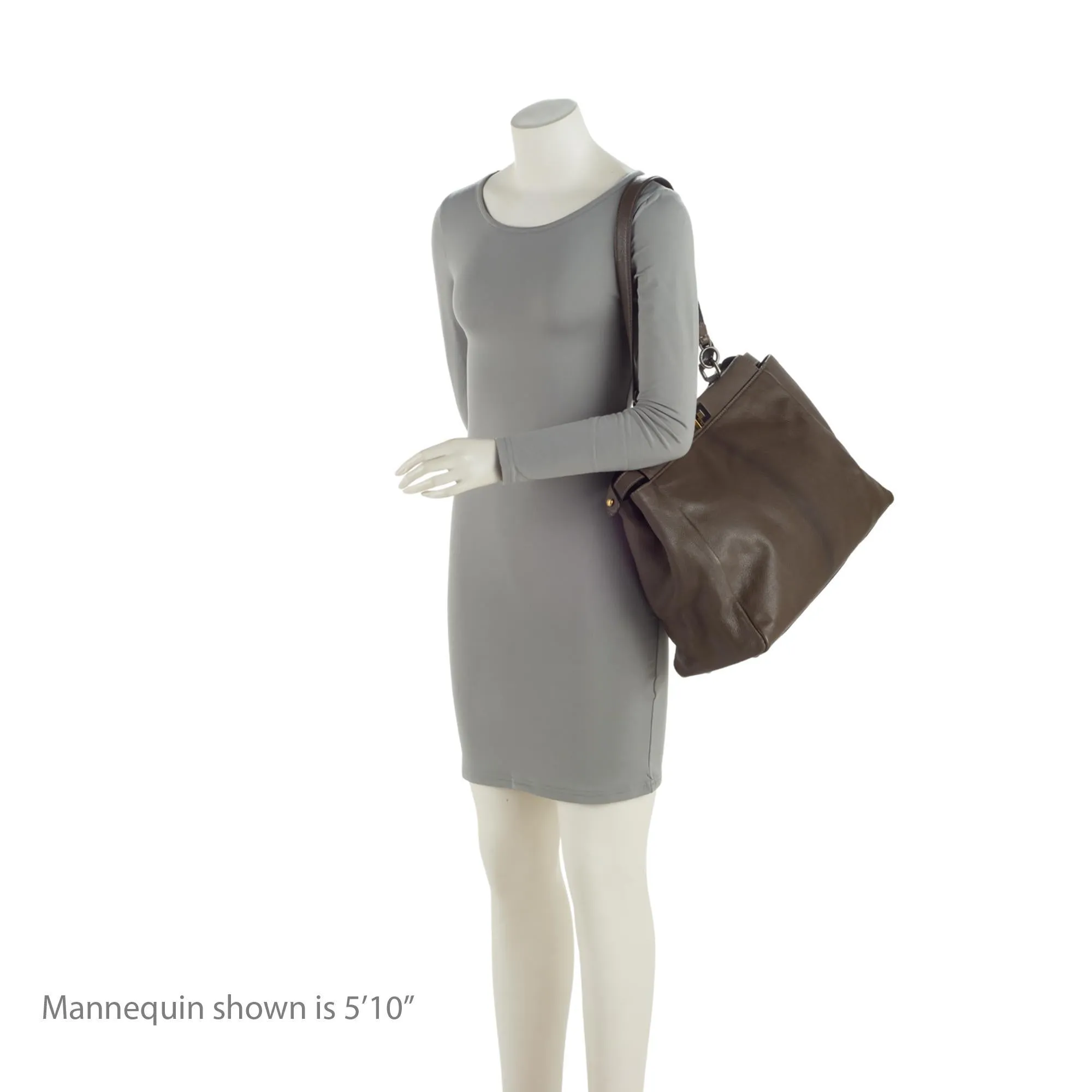 Fendi Goatskin Peekaboo Large Satchel - FINAL SALE (SHF-EF9skv)