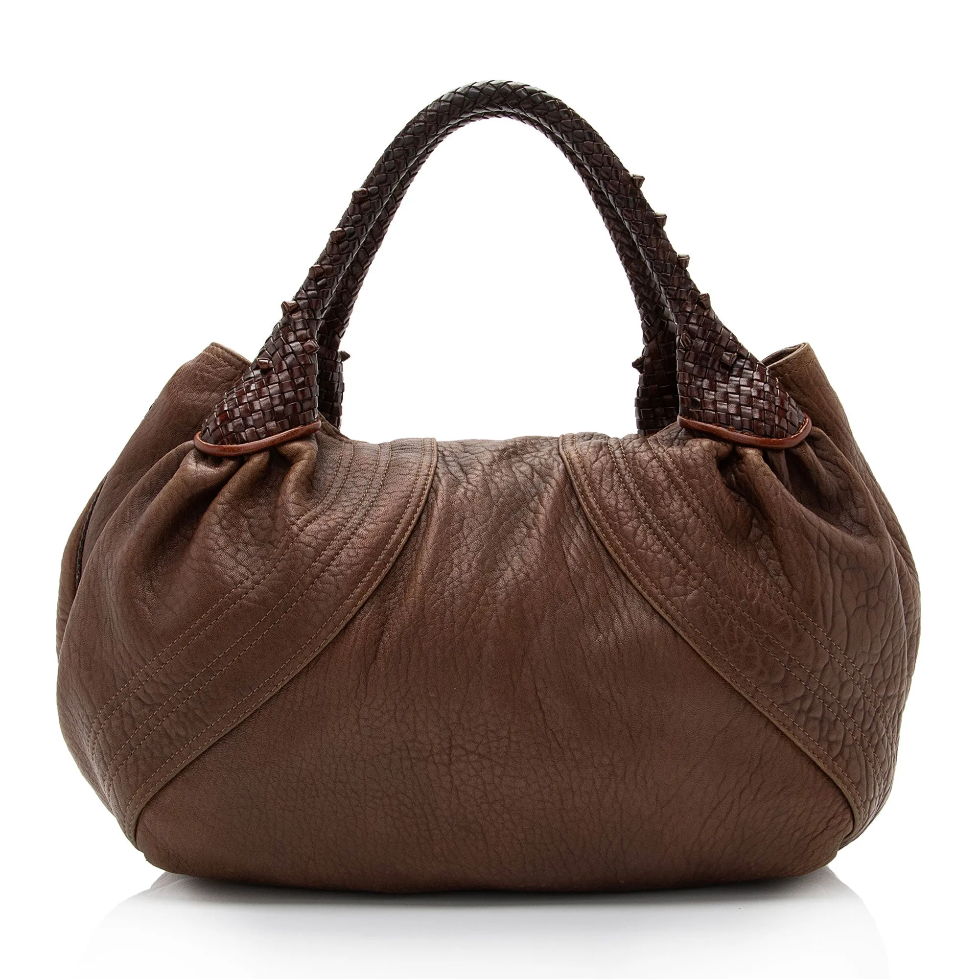 Fendi Leather Spy Satchel (SHF-VaTgXY)