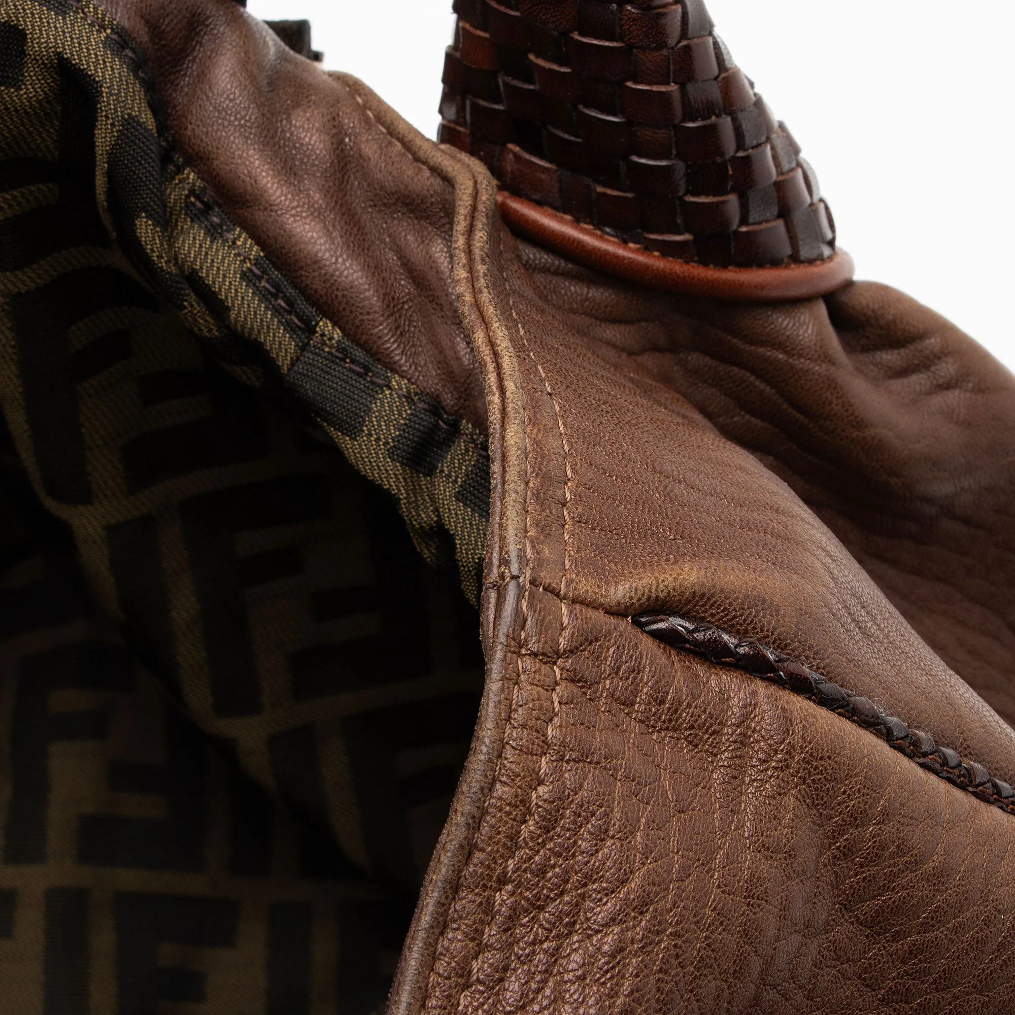 Fendi Leather Spy Satchel (SHF-VaTgXY)