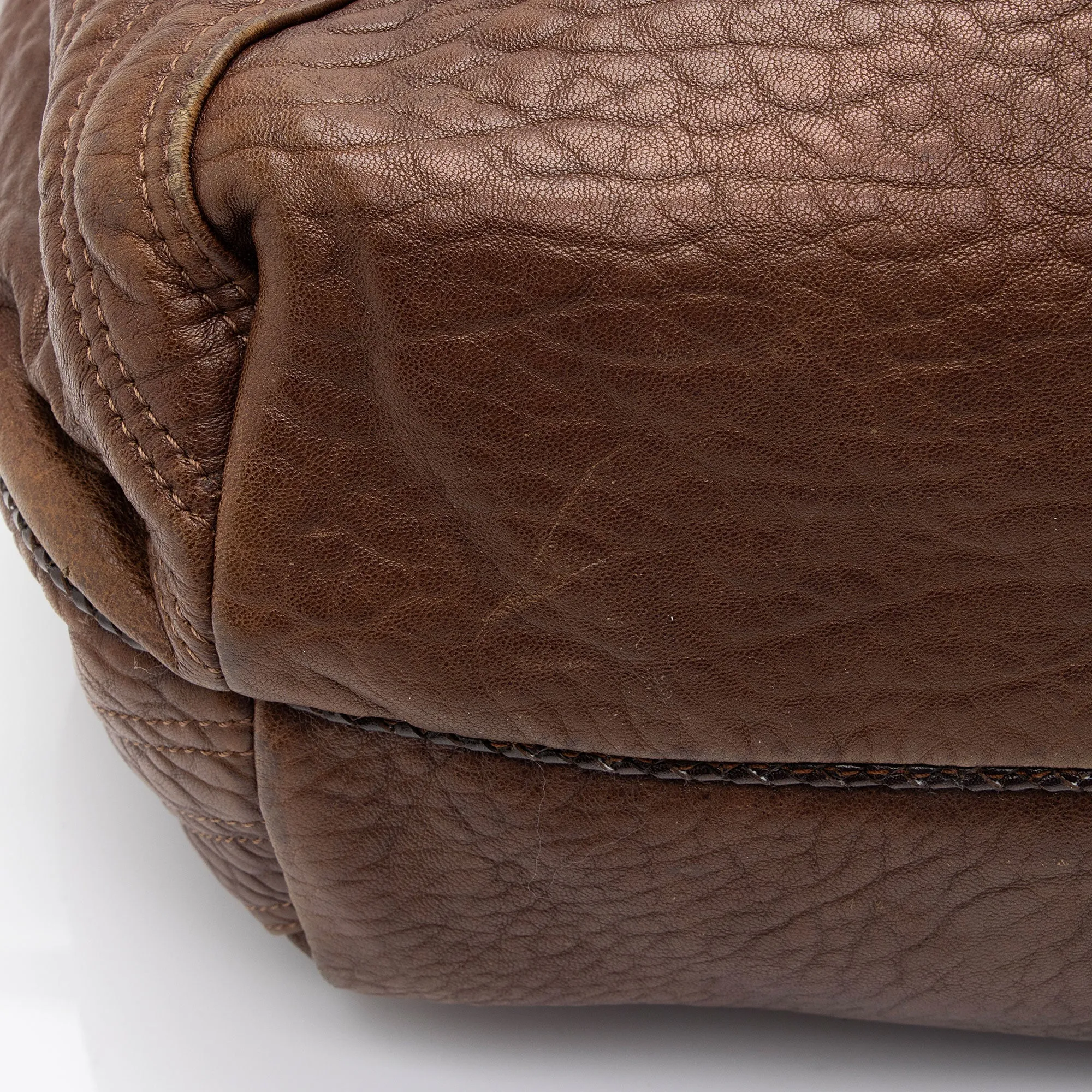 Fendi Leather Spy Satchel (SHF-VaTgXY)
