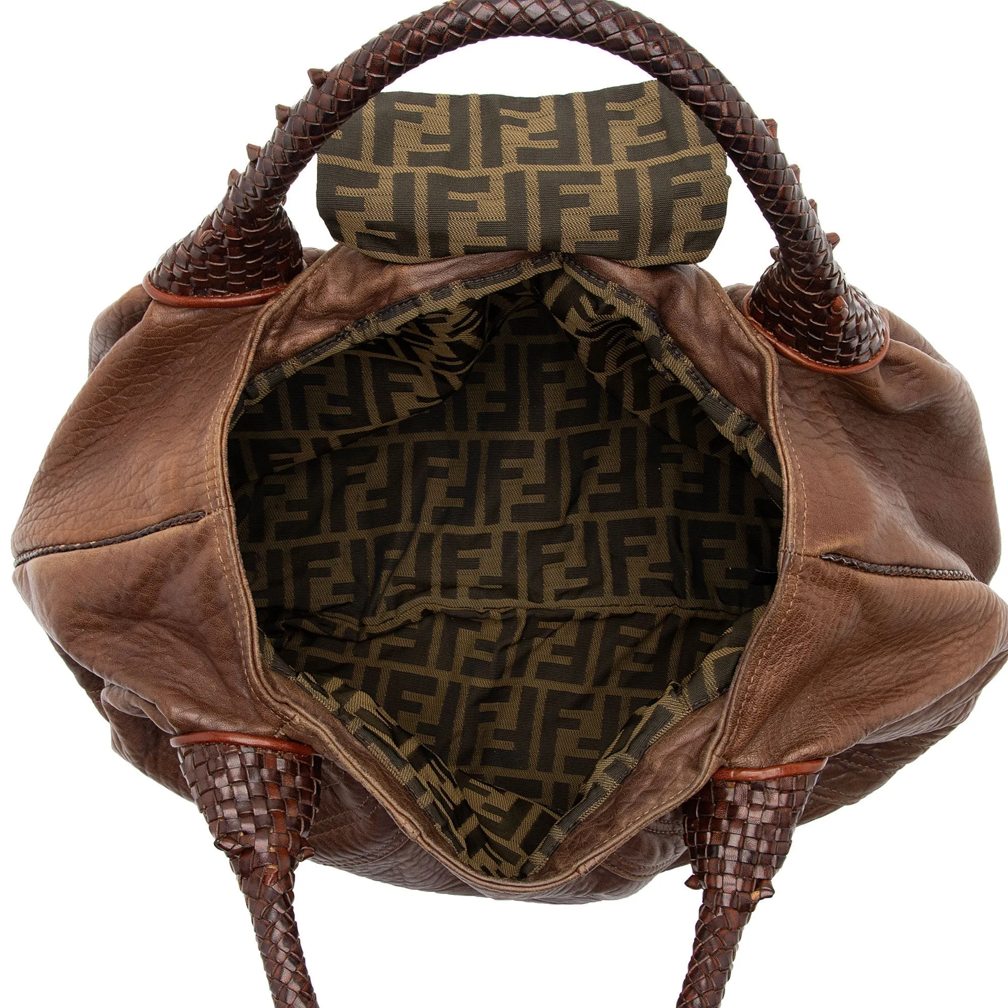 Fendi Leather Spy Satchel (SHF-VaTgXY)