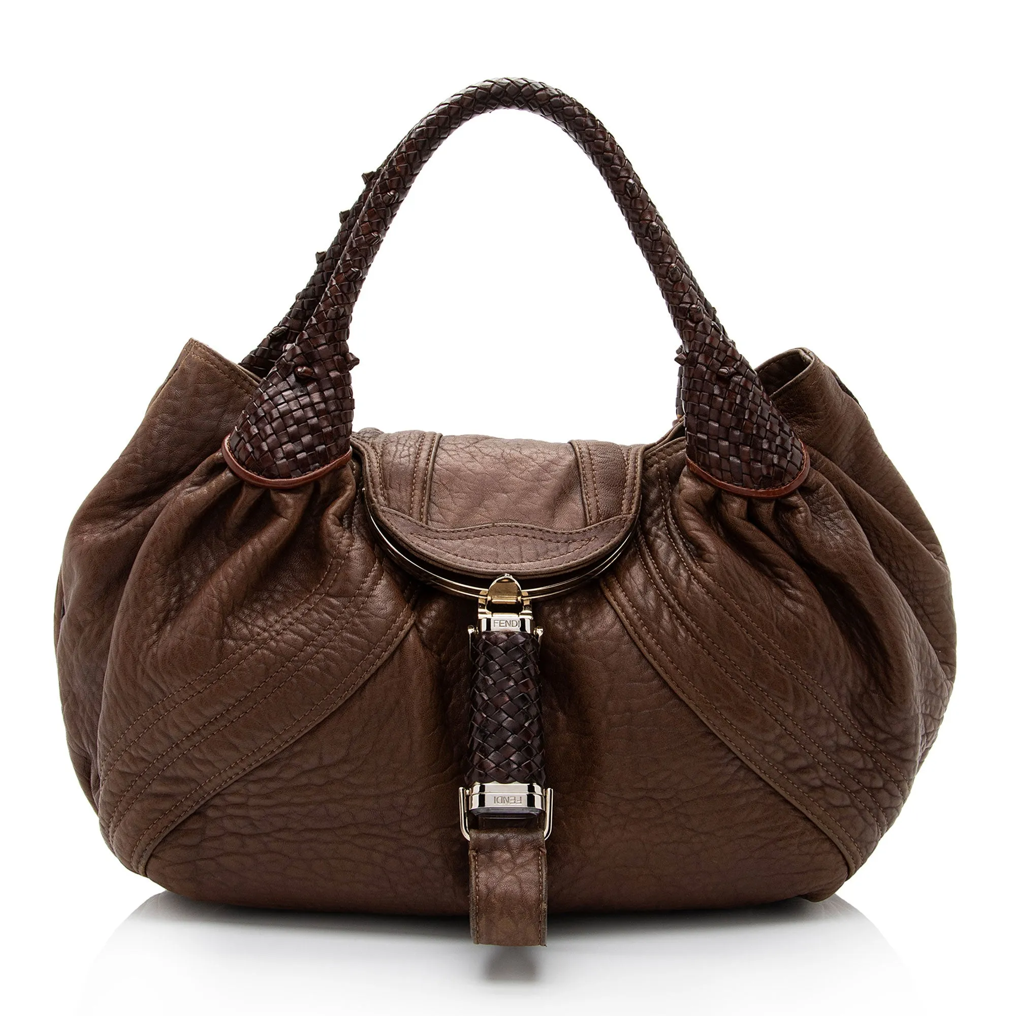 Fendi Leather Spy Satchel (SHF-VaTgXY)