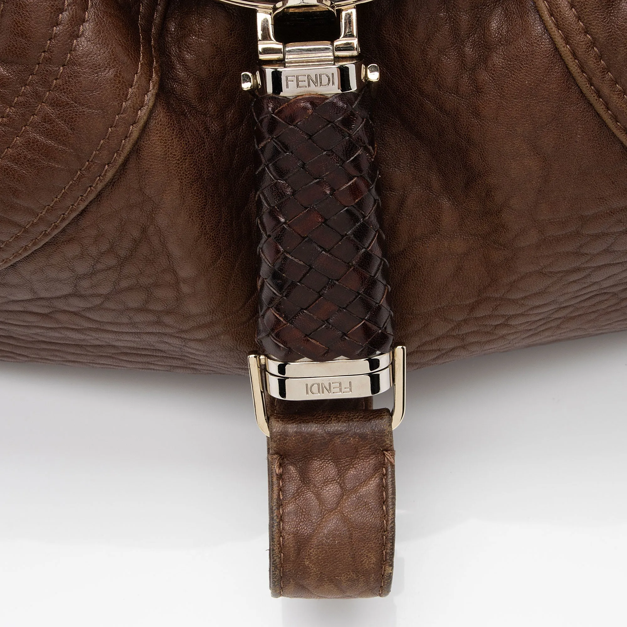 Fendi Leather Spy Satchel (SHF-VaTgXY)