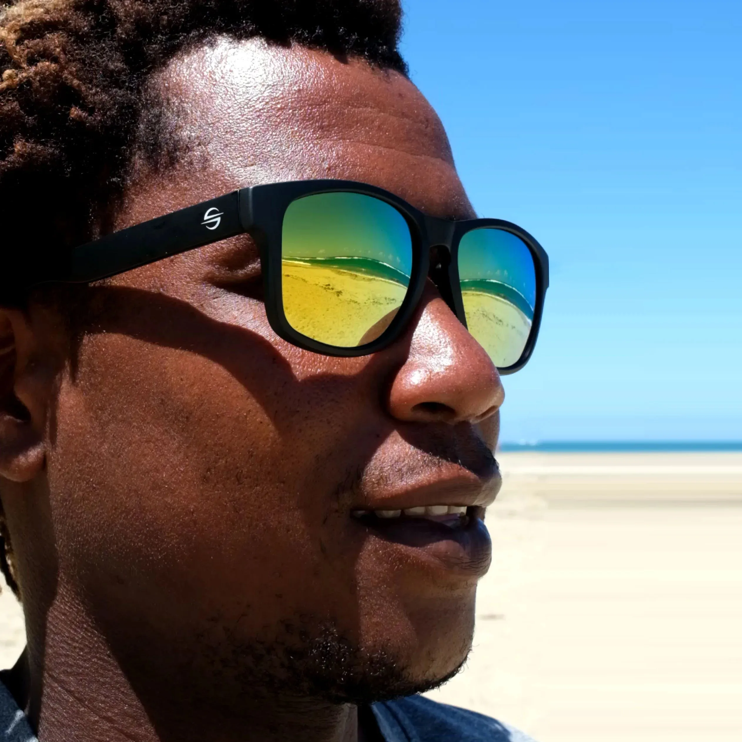 Floating Polarized Sunglasses Mirror Coating UV400 | Yellow