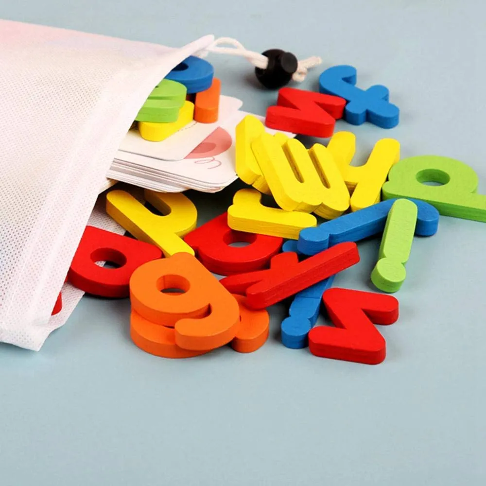 Fun Learning - Wooden ABC Spelling Game Set