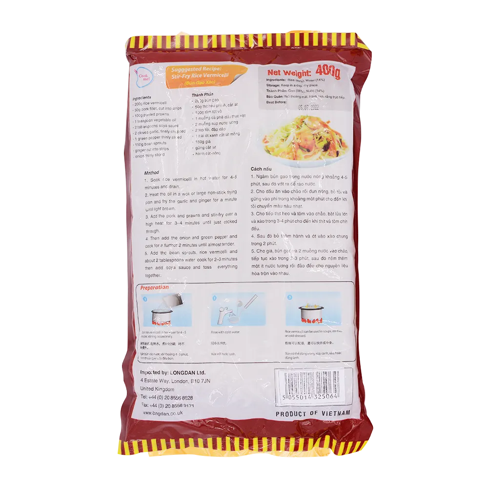 Longdan Imperial Rice Verm 1.4mm 400g