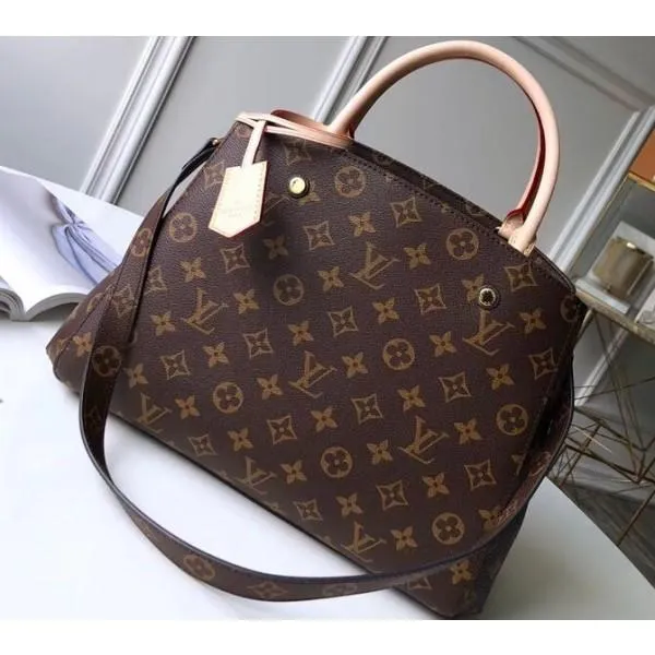 Monogram Canvas Montaigne Mm Bag M41056