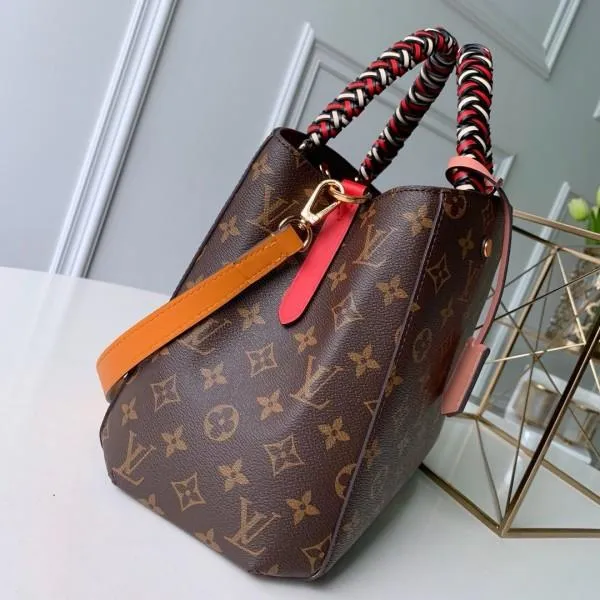 Monogram Canvas Montaigne Mm Braided Top Handle Bag M44672 2019 Collection