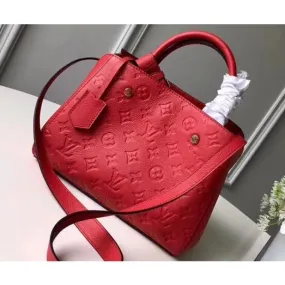 Monogram Empreinte Leather Montaigne Bb Bag Cerise