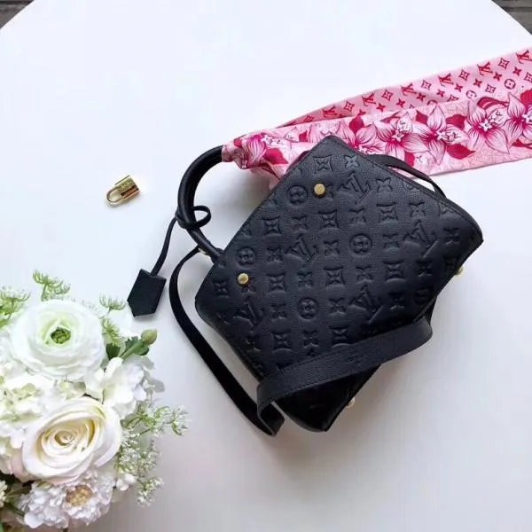 Monogram Empreinte Leather Montaigne Bb Bag M41053 Noir