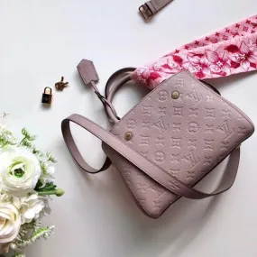 Monogram Empreinte Leather Montaigne Bb Bag M44160 Vison