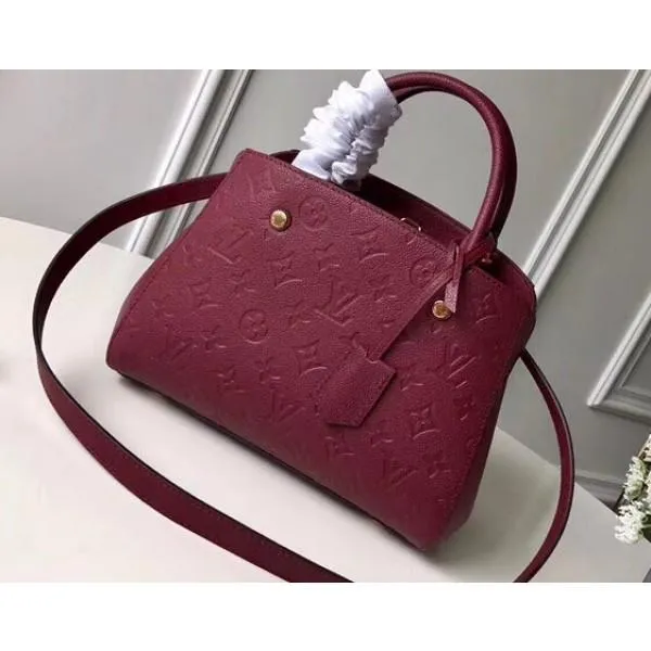 Monogram Empreinte Leather Montaigne Bb Bag Raisin