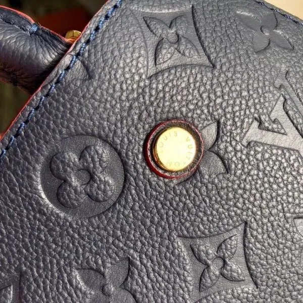 Monogram Empreinte Leather Montaigne Mm Bag M42746 Marine Rouge