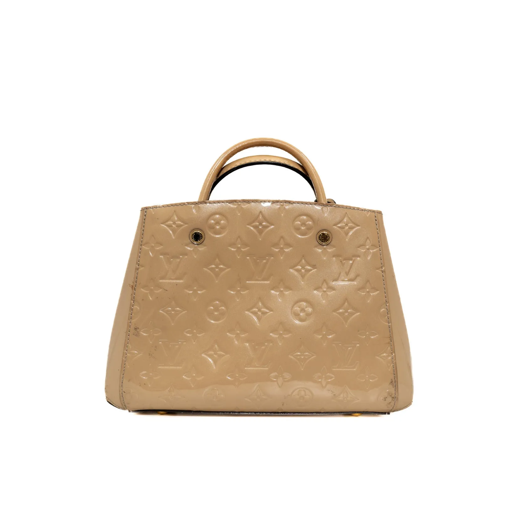 montaigne BB in patent beige ghw