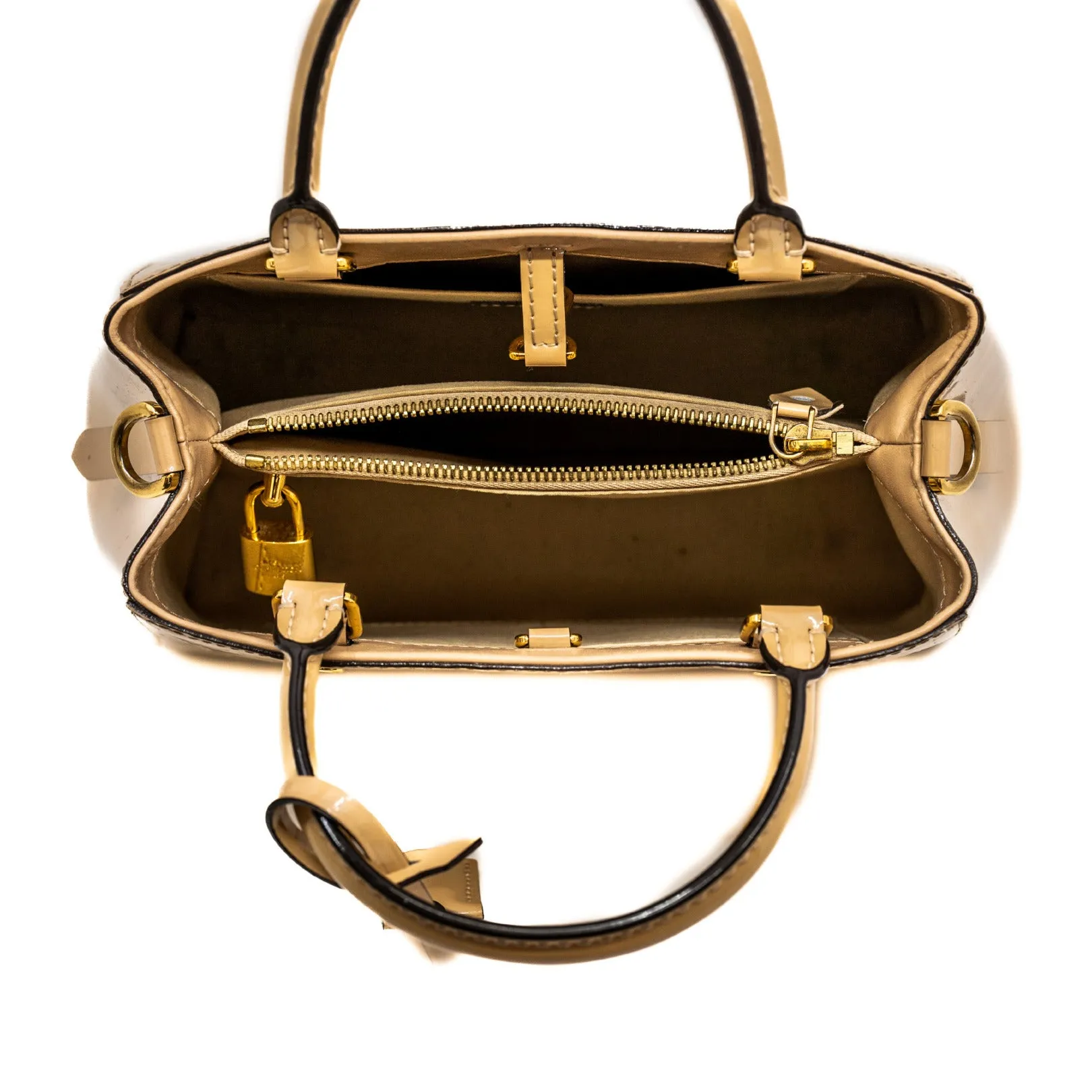 montaigne BB in patent beige ghw