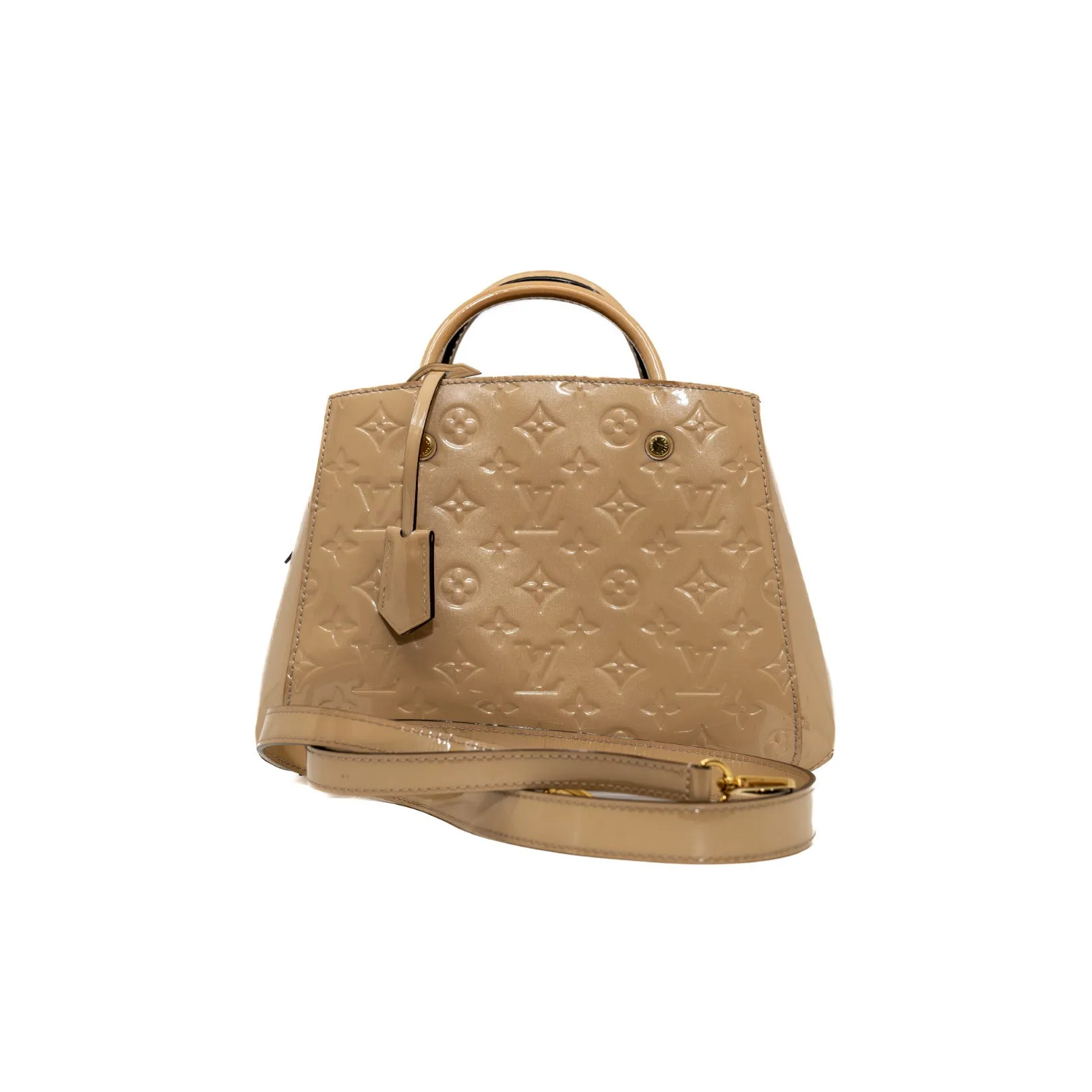 montaigne BB in patent beige ghw
