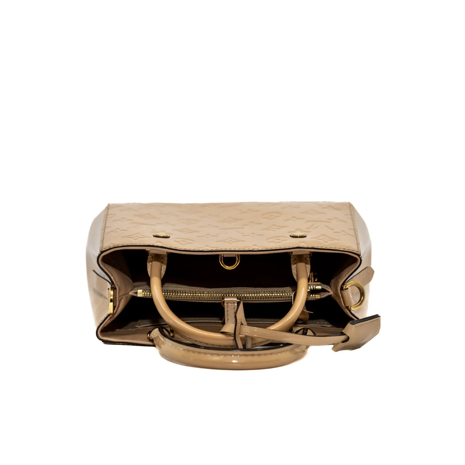 montaigne BB in patent beige ghw