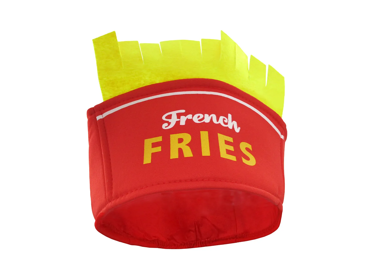 Oversized Cheeseburger and Fries Hat Set Food Vendor Funny Costume Accessory