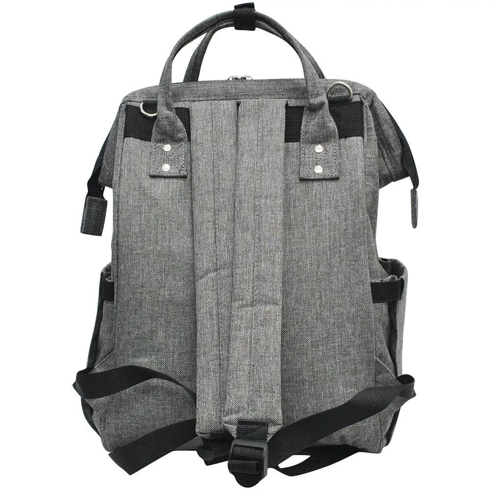 SALE! Crosshatch Gray NGIL Diaper Bag/Travel Backpack