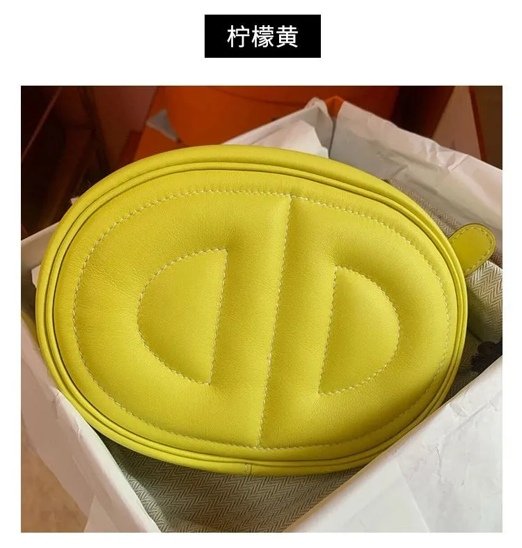 SEALBEER 2025 New Pig Nose Fanny Pack Fashion Trend One Shoulder Oblique Span Women's Breast Bag Multifunctional Mini Oval Small Bag