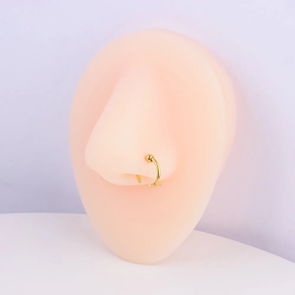T Shape Nose Hoop