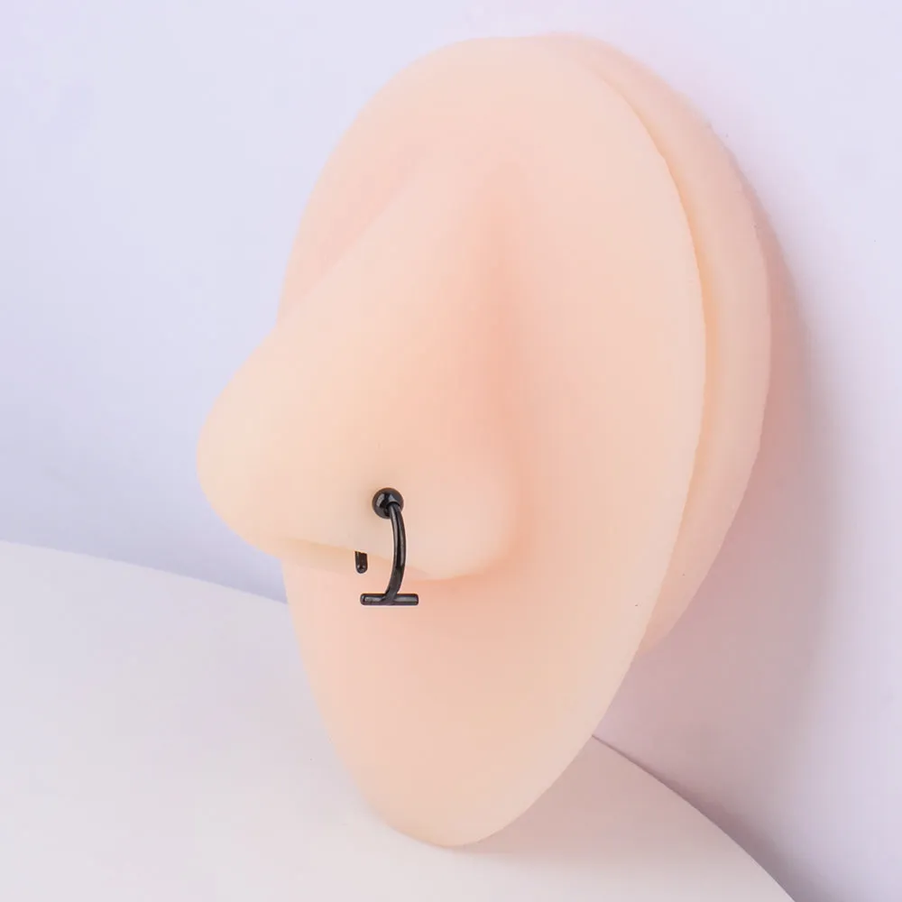 T Shape Nose Hoop