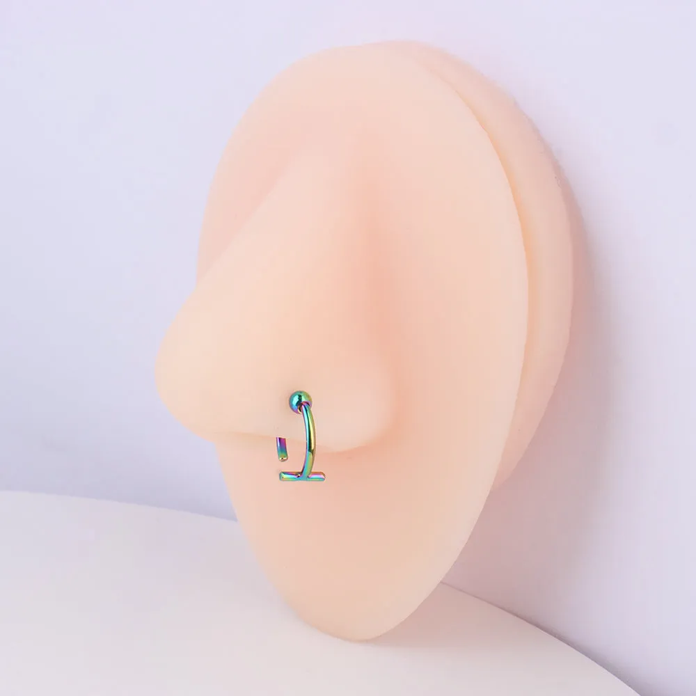 T Shape Nose Hoop